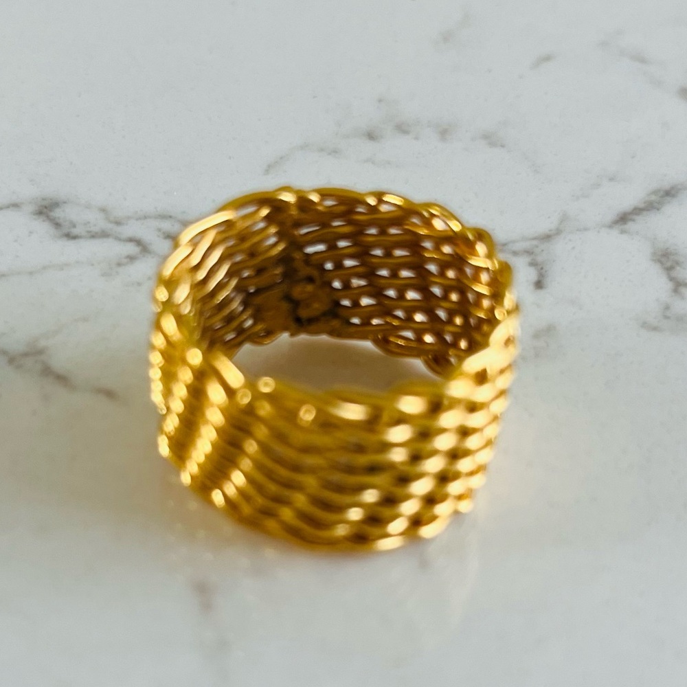 14k Gold-Plated Italian Gold Ring